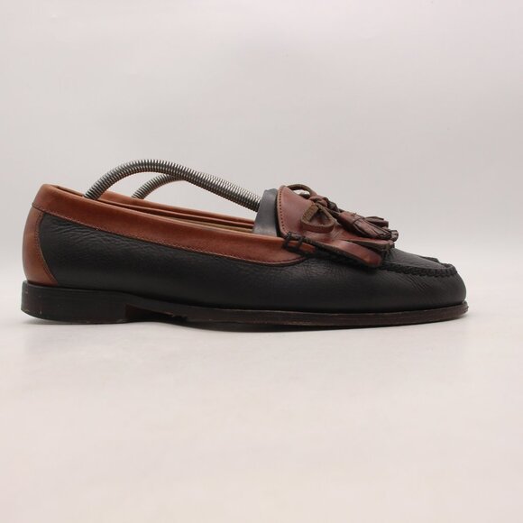 Cole Haan Country Men’s Size 11 D Black/Brown Leather Kiltie Slip On Loafers main image 6